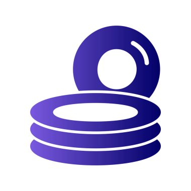 Tek izole edilmiş top ve para simgesinin vektör illüstrasyonu