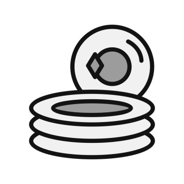 Madeni para ikonu vektörü. İnce çizgi işareti. izole edilmiş sınır sembolü çizimi