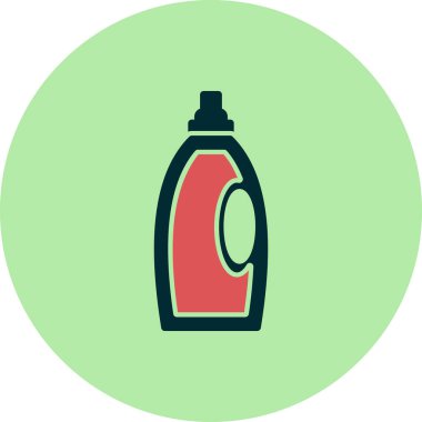 Simge vektör illüstrasyonunu temizle. Yumuşatıcı 