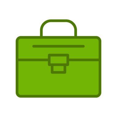 bavul ikonu vektör illüstrasyonu