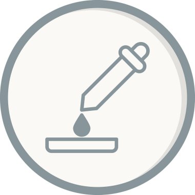 pipette simgesi vektör illüstrasyon grafik tasarımı