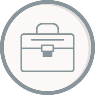 bavul ikonu vektör illüstrasyonu