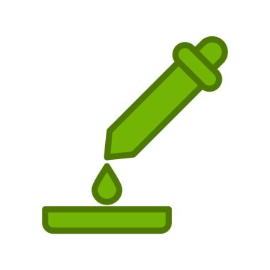 pipette simgesi vektör illüstrasyon grafik tasarımı