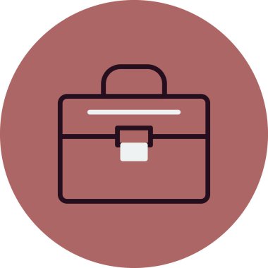 Çanta. Web simgesi basit tasarım