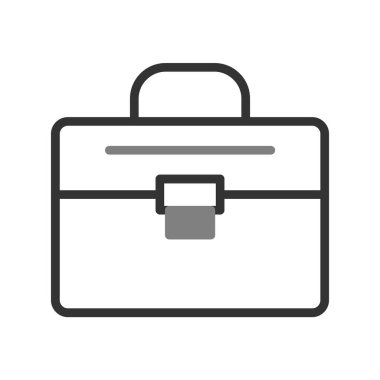 Çanta. Web simgesi basit tasarım