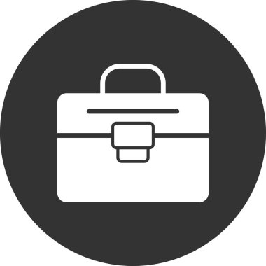 Çanta. Web simgesi basit tasarım