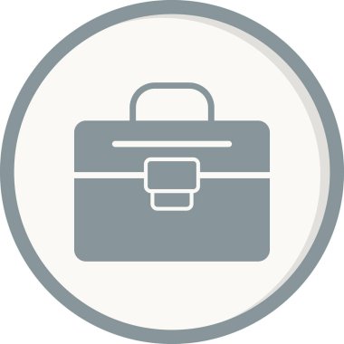 Çanta. Web simgesi basit tasarım