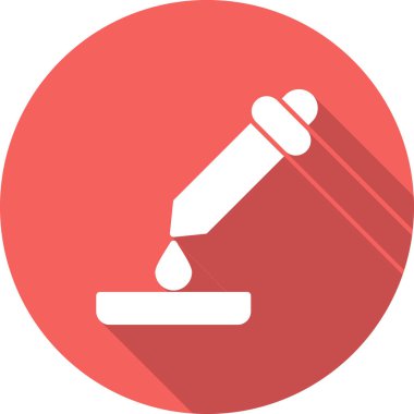 pipette simgesi vektör illüstrasyon grafik tasarımı