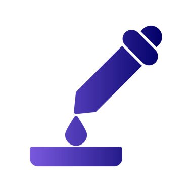 pipette simgesi vektör illüstrasyon grafik tasarımı