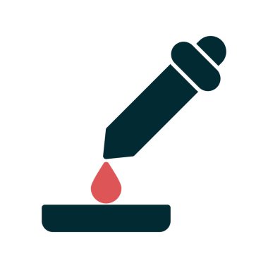 pipette simgesi vektör illüstrasyon grafik tasarımı