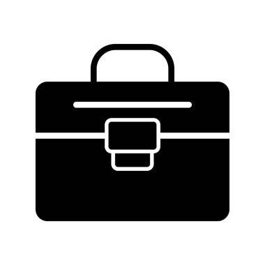 Çanta. Web simgesi basit tasarım