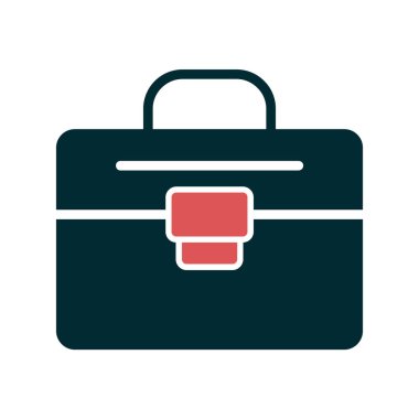 Çanta. Web simgesi basit tasarım