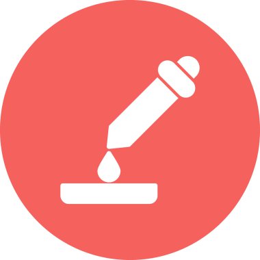 pipette simgesi vektör illüstrasyon grafik tasarımı