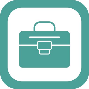 Çanta. Web simgesi basit tasarım