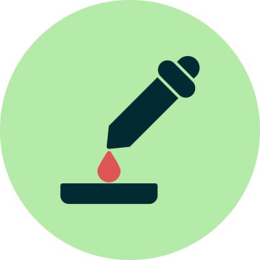 pipette simgesi vektör illüstrasyon grafik tasarımı