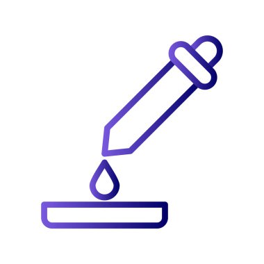 pipette simgesi vektör illüstrasyon grafik tasarımı