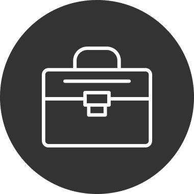 Çanta. Web simgesi basit tasarım