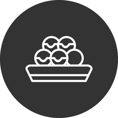 Gıda simgesinin vektör illüstrasyonu