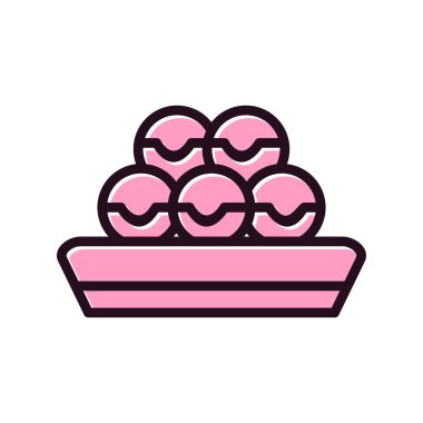 Gıda simgesinin vektör illüstrasyonu