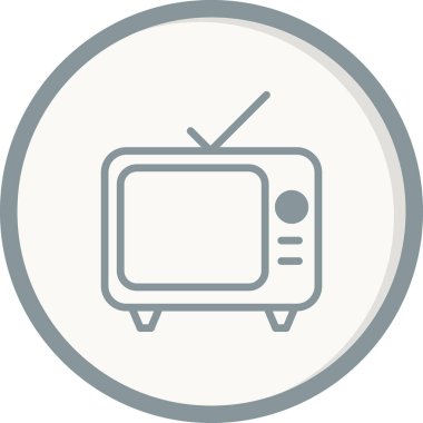 TV simge vektör tasarımı tasarlamak