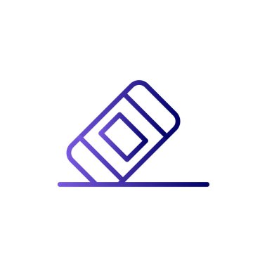 Basit silgi simgesi vektör sembolü