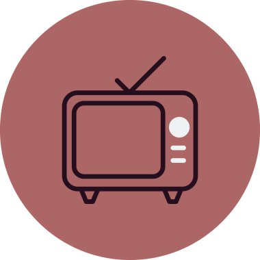 TV simge vektör tasarımı tasarlamak