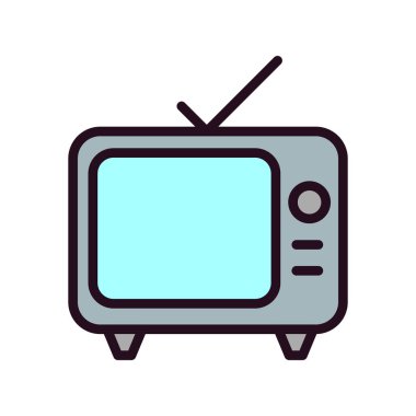 TV simge vektör tasarımı tasarlamak