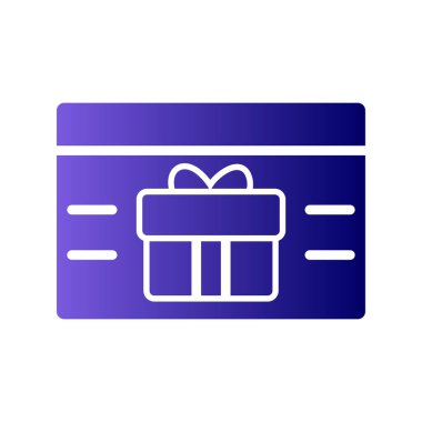 Hediye kutusu simgesi. vektör illüstrasyonu.