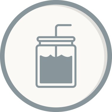  Horchata simge vektör illüstrasyonu