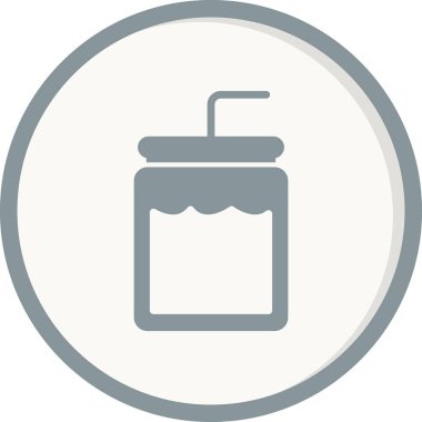  Horchata simge vektör illüstrasyonu