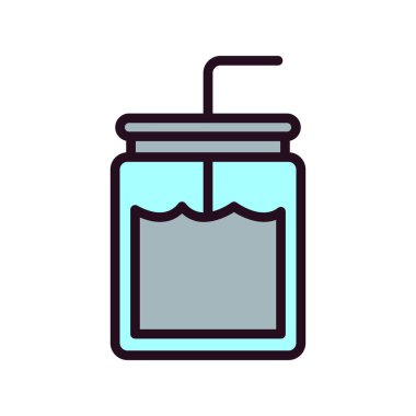  Horchata simge vektör illüstrasyonu