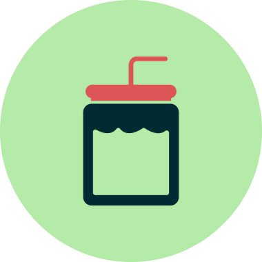  Horchata simge vektör illüstrasyonu