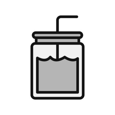  Horchata simge vektör illüstrasyonu