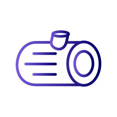 Ahşap günlük simgesinin vektör illüstrasyonu