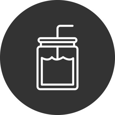  Horchata simge vektör illüstrasyonu