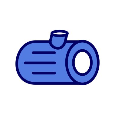 Ahşap günlük simgesinin vektör illüstrasyonu