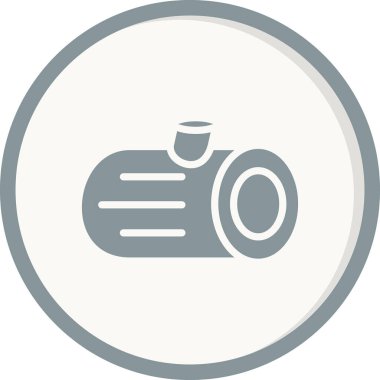 Ahşap günlük simgesinin vektör illüstrasyonu