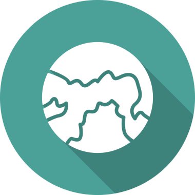 toprak simgesi vektör illüstrasyonu