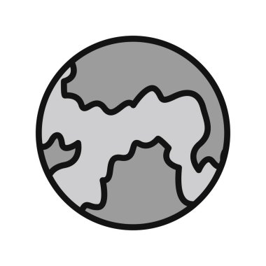 Dünya gezegeni. Web simgesi