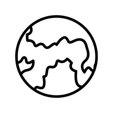 Dünya gezegeni. Web simgesi