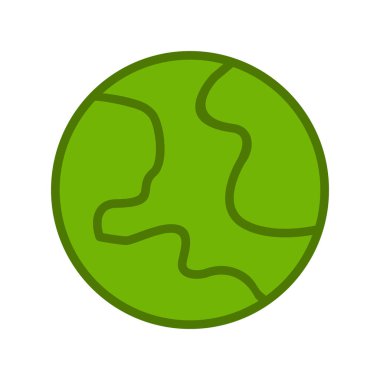 Dünya ikonu. Web için dünya vektör sembolü stok elementlerinin özeti