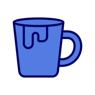 Kap simgesi vektörü. İnce çizgi işareti. izole edilmiş sınır sembolü çizimi