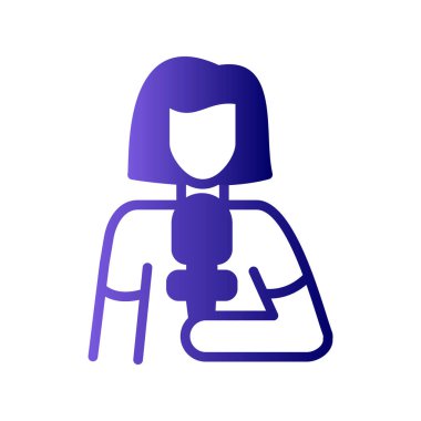 Elinde bir torba su ikonu taşıyıcısı olan bir kadın. İnce çizgi işareti. izole edilmiş sınır sembolü çizimi