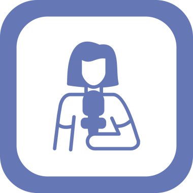 Bir kadının vektör illüstrasyonu