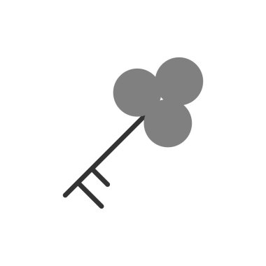 Anahtar simgesi vektör illüstrasyonu