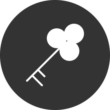 Anahtar simgesi vektör illüstrasyonu