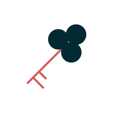 Anahtar simgesi vektör illüstrasyonu