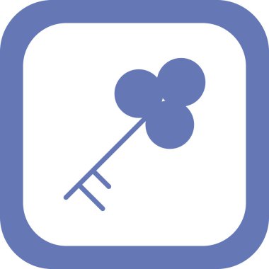 Anahtar simgesi vektör illüstrasyonu