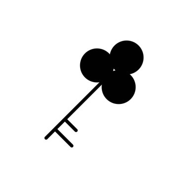 Anahtar simgesi vektör illüstrasyonu