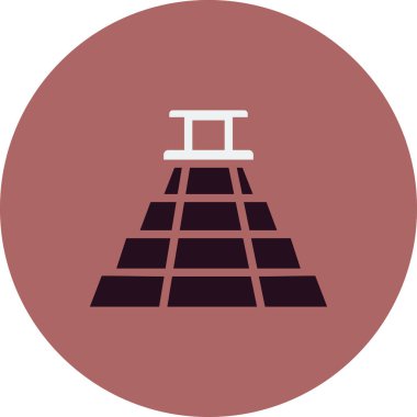 Havaalanı simgesinin vektör illüstrasyonu